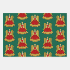 Nuremberg Christmas Angel ラッピングペーパーシート