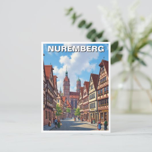 Nuremberg Germany Travel ポストカード (スタンド正面)