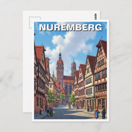 Nuremberg Germany Travel ポストカード (正面/裏面)