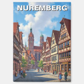 Nuremberg Germany Travel マグネット (正面)