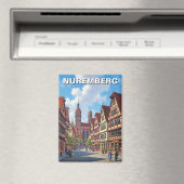 Nuremberg Germany Travel マグネット (インサイチュ (食洗機))