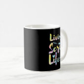 Nuring Living the Scrub Life Certified Nursing As コーヒーマグカップ (正面右)