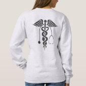 Nurse apparel スウェットシャツ (裏面)