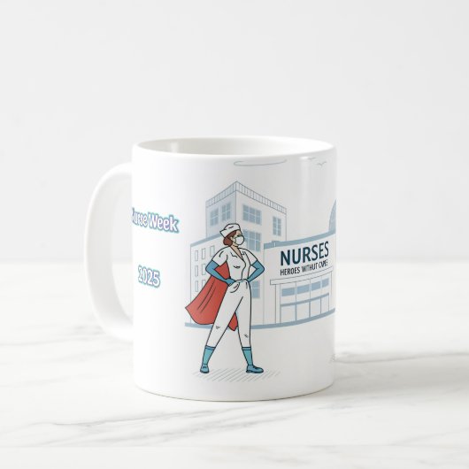 Nurse Appreciation Art  Mug Design コーヒーマグカップ (正面左)