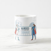 Nurse Appreciation Art  Mug Design コーヒーマグカップ (中央)