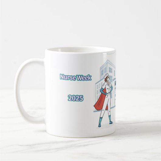 Nurse Appreciation Art  Mug Design コーヒーマグカップ (左)