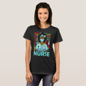 Nurse Black Women Black History Afro African Pride Tシャツ (正面フル)