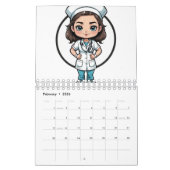 Nurse Calendar Collection - Inspiring Nursing Logo カレンダー (2月 2026)