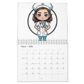 Nurse Calendar Collection - Inspiring Nursing Logo カレンダー (3月 2026)