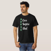 Nurse Care Inspire Heal Tシャツ (正面フル)