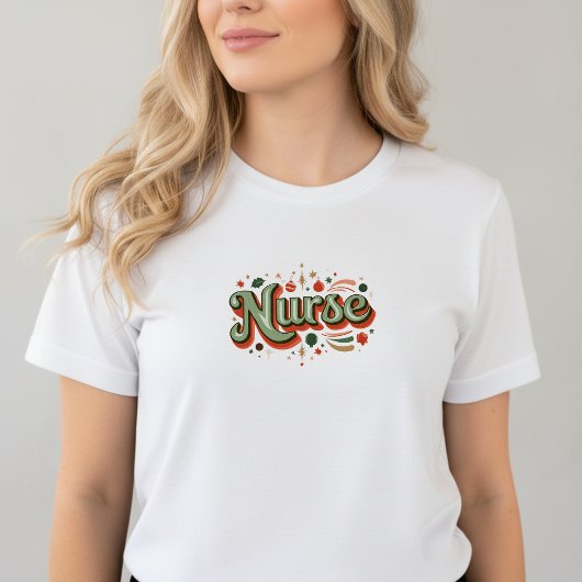 Nurse Christmas T-Shirt トライブレンドTシャツ