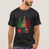 Nurse Christmas Tree Stethoscope RN LPN Scrub Nurs Tシャツ (正面)