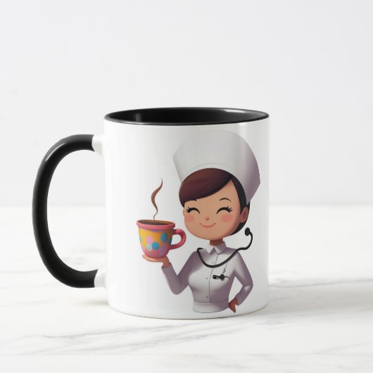 Nurse Coffee Lover Mug マグカップ (左)