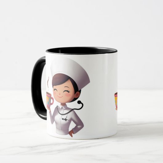 Nurse Coffee Lover Mug マグカップ (正面左)
