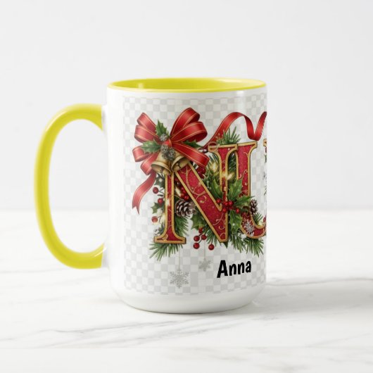 Nurse - Cute Festive Elegant Professionals Mug マグカップ (左)
