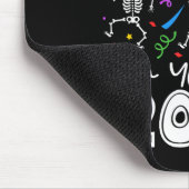 Nurse Dancing Skeleton New Year Crew 2026 Funny Er マウスパッド (コーナー)