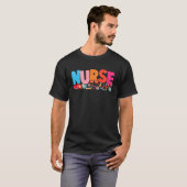 Nurse Day Nurse Week Nurse Life Stethoscope Scrub  Tシャツ (正面フル)