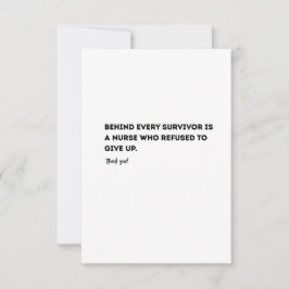 Nurse Definition Card – Funny & Heartfelt サンキューカード