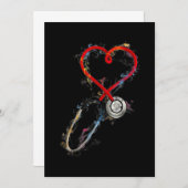 Nurse Est 2023 RN Nursing School Graduation Waterc セーブザデート (正面/裏面)