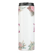 Nurse Floral Elegance Watercolor Borders タンブラー (裏面)