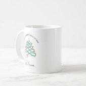 Nurse Fuel – Custom Cute Christmas Mug for Holiday コーヒーマグカップ (正面左)