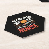 Nurse Funny Halloween Nursing Essential T-Shirt ペーパーコースター (アングル)