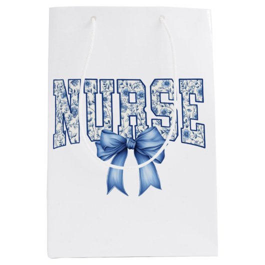 Nurse Gift Bag ミディアムペーパーバッグ (正面)