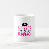 Nurse Gift | Blessed Nurse コーヒーマグカップ (中央)