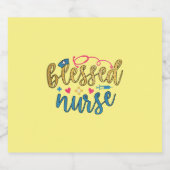 Nurse Gift | Blessed Nurse ビールラベル (シングルラベル)