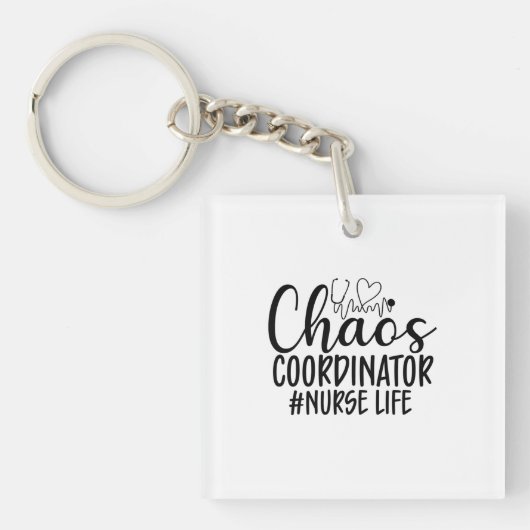 Nurse Gift Chaos Coordinator Nurse Life キーホルダー (正面)