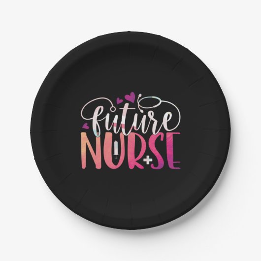 Nurse Gift | Future Nurse ペーパープレート (正面)