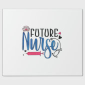 Nurse Gift | Future Nurse ラッピングペーパー (フラット)