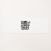 Nurse Gift Future Nurse On Duty ヨガマット (正面(横))