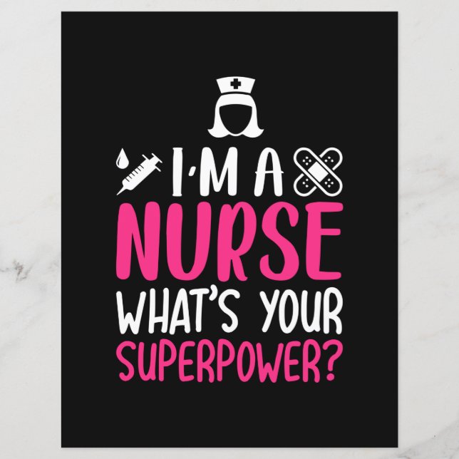 Nurse Gift | I Am A Nurse What Your Superpower (正面)