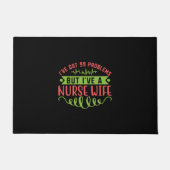 Nurse Gift | I Have Got 99 Problems ドアマット (正面)