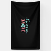 Nurse Gift | I Love Nursing 横断幕 (縦)