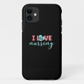 Nurse Gift | I Love Nursing Case-Mate iPhoneケース (裏面)