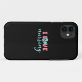 Nurse Gift | I Love Nursing Case-Mate iPhoneケース (裏面(横))