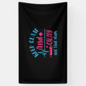 Nurse Gift | Keep Calm And Okay Not That Clam 横断幕 (縦)