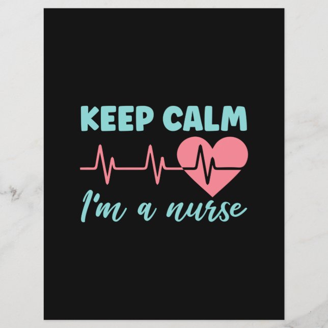 Nurse Gift | Keep Calm I Am A Nurse (正面)