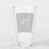 Nurse Gift | Keep Calm I Am A Nurse タンブラーグラス (裏面)