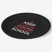 Nurse Gift | Keep Calm You Will Finish ペーパープレート (アングル)