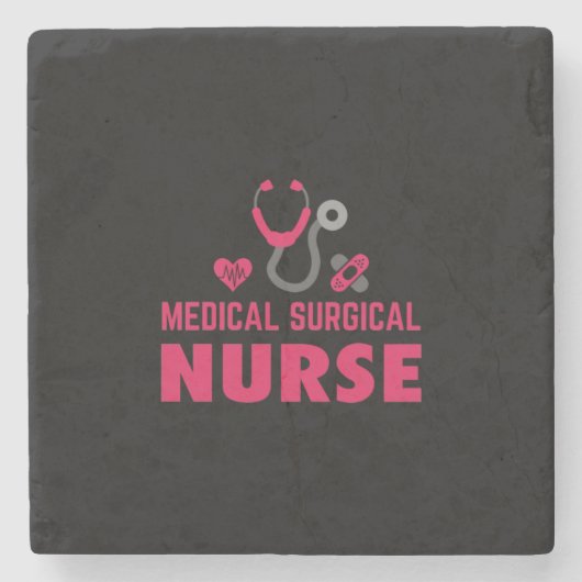Nurse Gift | Medical Surgical Nurse ストーンコースター (正面)