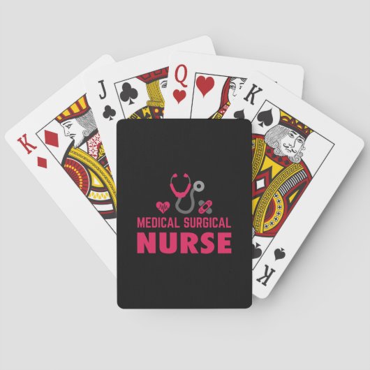 Nurse Gift | Medical Surgical Nurse トランプ (裏面)
