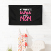 Nurse Gift | My Favorite Nurse Call Me Mom 横断幕 (インサイチュ)