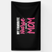 Nurse Gift | My Favorite Nurse Call Me Mom 横断幕 (縦)