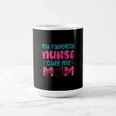 Nurse Gift | My Favorite Nurse Care Me Mom コーヒーマグカップ (中央)