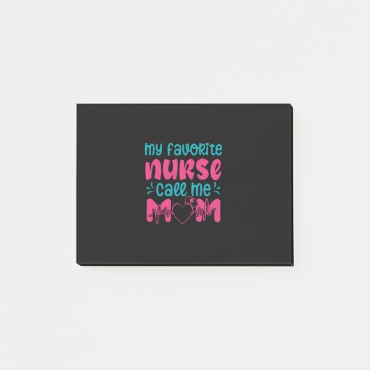 Nurse Gift | My Favorite Nurse Care Me Mom ポストイット (正面)