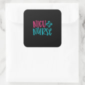 Nurse Gift | NICU Nurse スクエアシール (バッグ)