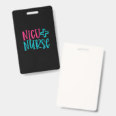 Nurse Gift | NICU Nurse バッジ (正面＆裏面)